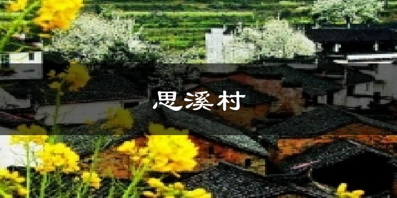 思溪村今日天气